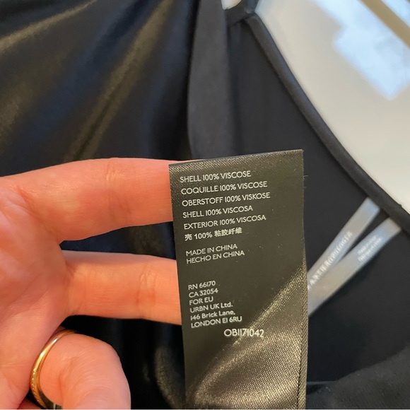 NWOT Anthropologie tank top / Black / Size S - Picture 8 of 8